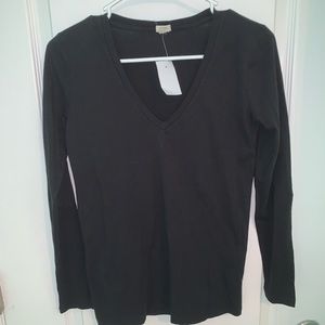 Jcrew Long Sleeve V Neck
